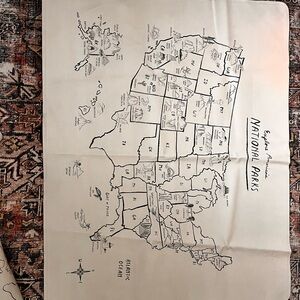 Gather National Parks playmat- Cream